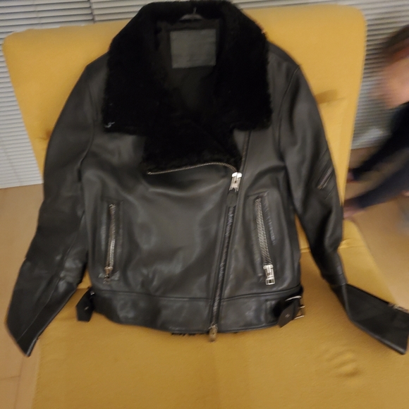 Leather Jacket Allsaints limited edition - Picture 3 of 6
